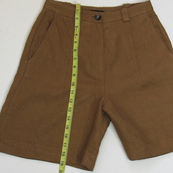 Massimo Dutti linen Bermuda shorts - Picture 5 of 7